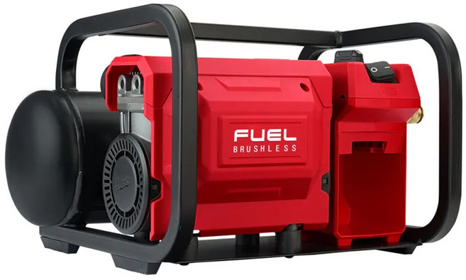 밀워키 18V FUEL 충전 에어 컴프레셔 베어툴 M18 FAC-0 콤프레샤 오일 프리, 1개