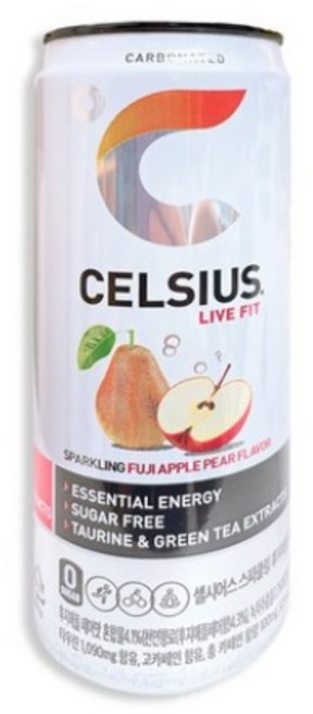 셀시어스 오리지널 325ml 에너지 비타민 피트니스 드링크(6can) 후지애플페어, 6개