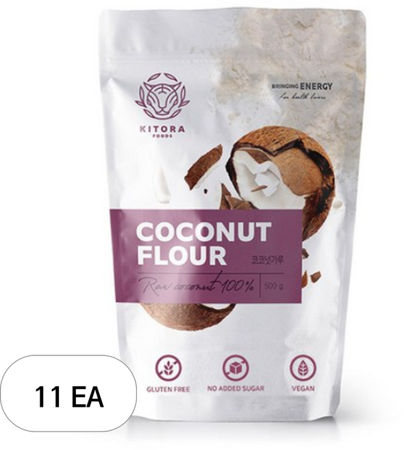 키토라푸드 글루텐프리 코코넛가루, 500g, 11개