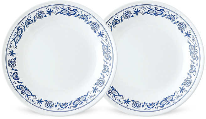 코렐 올드타운블루 원형소접시 2P, 혼합, 1세트