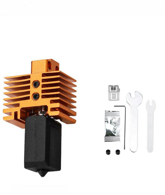 밤부랩 호환 테프론 코팅 경화강 노즐 팁 PETG 거미줄 방지 X1 P1S A1, 기본 색상, 11.[세트1] X1/P1 공용 핫엔드 0.4mm (세