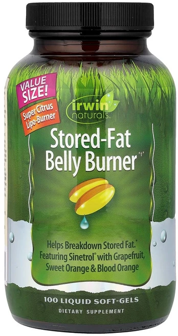 어윈네츄럴 Stored-Fat Belly Burner 액상 소프트젤 100정, 1개 - 쿠팡
