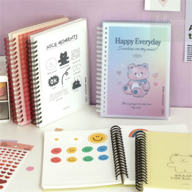 하이하루 이형지 스티커북 다꾸세트, 02 크림 옐로우