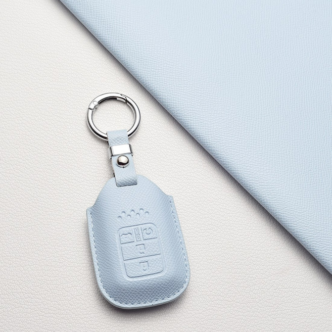 혼다 핸드그립 키커버 케이스 - 방스크래치 내마모성 / 시빅 어코드 CR-V HR-V 오디세이 어베뉴어 브리오 제트 등 호환, 혼다  A4 타입, 스카이블루