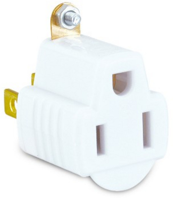 朝日科技 PTP-R1N, 1個, 3P=>2P電源轉接頭一入 SA-787