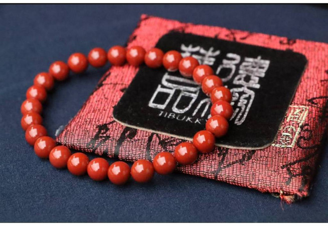 德榕藏品 精品原礦 無染色南紅瑪瑙 8mm 圓珠 27顆 20.5克 手鍊