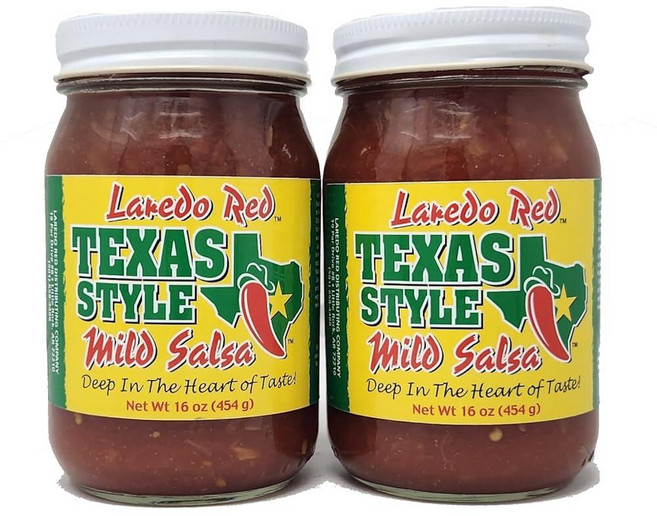 Salsa Hot or Mild You Choose 473.2ml16온스 병 라레도 레드 딥 인 더 하트 오브 테이스트 마일드 2팩
