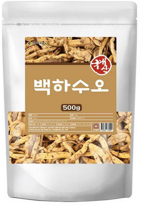 백하수오 건재 500g 은초롱 덩이뿌리 말린백하수오 한방차 건강차 백하수오차 물 즙 담금주 진액 엑기스 절편 추출물 백수오 효능 효과 역할 건강중심 자연그대로 국내산 100%, 3개