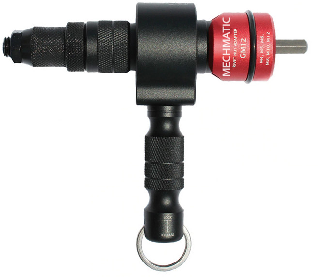 상명툴 전동 너트 리벳 드릴 아답터 GM12 리베트건 M4-12, 1개