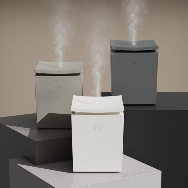 [드웰러] 가열식 가습기 3.2L 대용량 가열 온열 밥솥 가습기, 색상:크림화이트, 상세 설명 참조