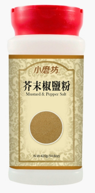 小磨坊 芥末椒鹽粉 420g, 1個