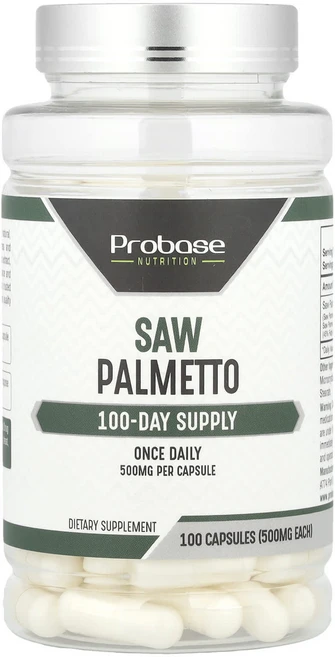 몸관리하세요 겨울입니다 Probase Nutrition 쏘팔메토 500mg 캡슐 100정 특별관리진행, ProbaseNutrition쏘팔메토500mg캡슐100, 1개 - 쿠팡
