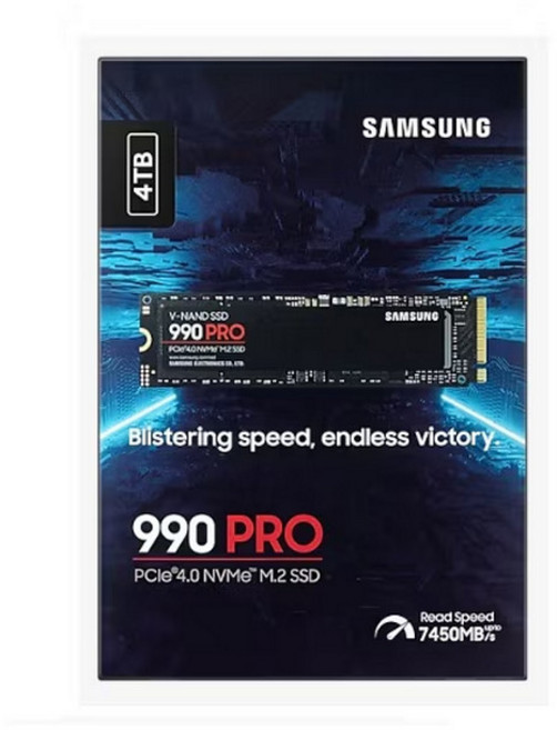 삼성전자 990 PRO M.2 NVMe (4TB), MZ-V9P4T0BW, 4TB