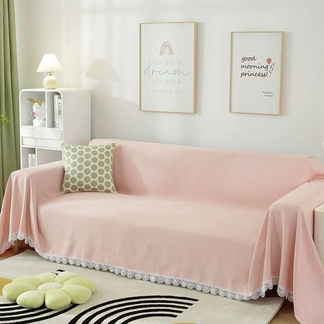 안붙는 풀커버 쇼파커버 덮개 미끄럼 보호덮개, 1개, 05 콩가루 쉘레이스