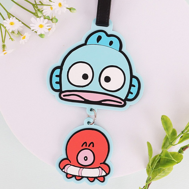 산리오 KOREA 정품 캐리어 러기지텍 가방 네임텍