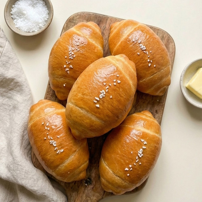 온도우 소금빵 냉동생지 80g 15개입, 15개