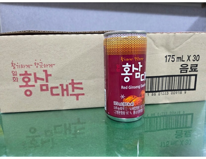 홍삼대추175ml (30캔X2박스) 합60캔, 60개, 175ml