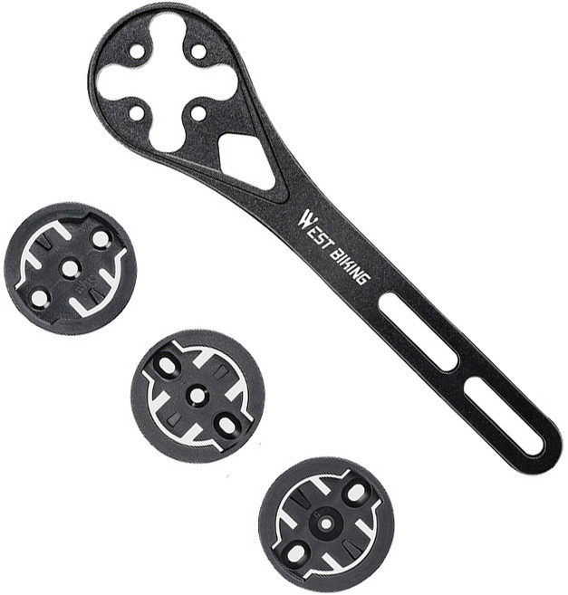 시그니처베이지 로드 자전거 일체형 핸들바 전용 가민 고프로 멀티 스템 마운트 YPZ400, 1개, 블랙