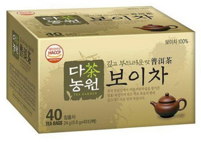 다농원 보이차, 600mg, 40개입, 2개