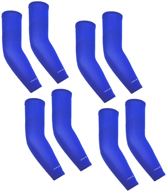 우노스 매직 냉감 쿨 토시 양손 2세트, 민자 블루, 4개