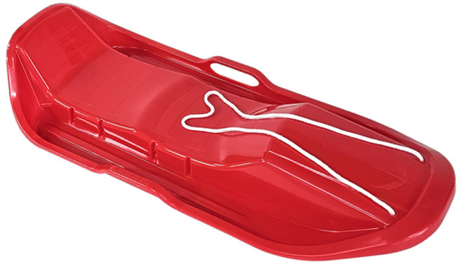뉴플라스틱 국내생산 눈썰매 NSB-1040 어린이 2인용 유아 키즈 1인용 아동 휴대용, 적색, 1개