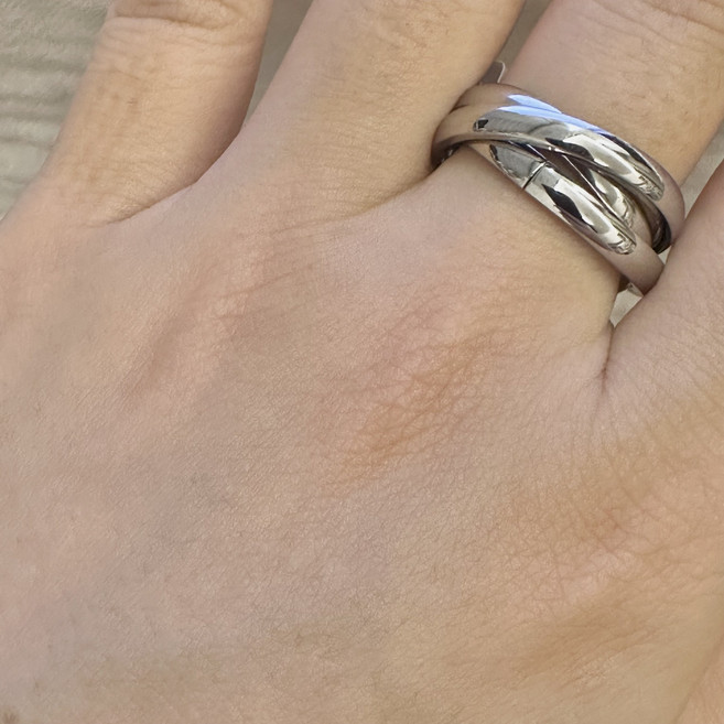 (변색걱정 끝!) DalguReum Atelier 트리플꼬임 포인트 써지컬스틸 반지 볼드링 데일리반지