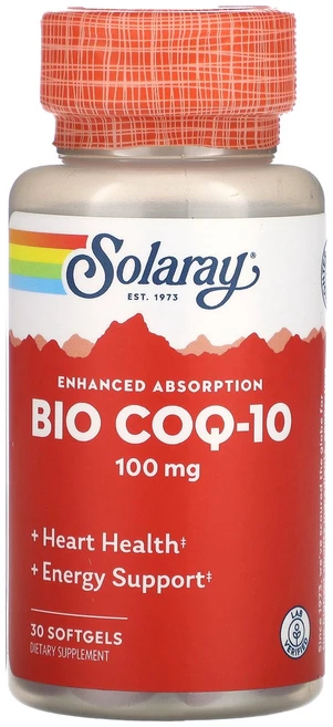 Solaray Bio COQ-10 소프트젤 30정 Solaray (솔라레이), 1개 - 쿠팡