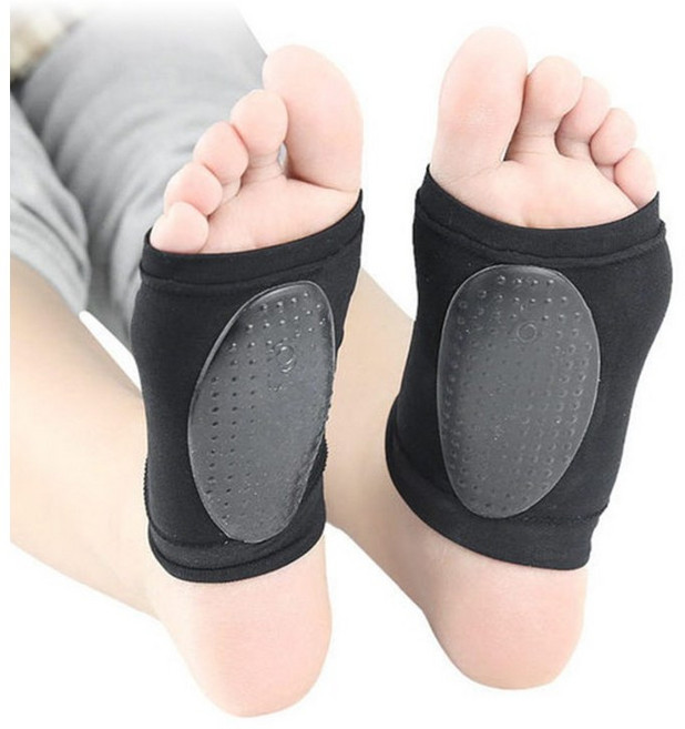 아치 패드 실리콘 평발 마사지 발 매트 깔창 보호대 쿠션