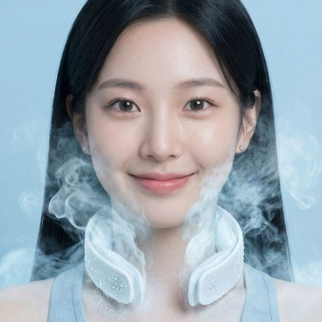 윈디즈 아이스넥밴드 아이스넥쿨러 얼음목걸이, 1개, 화이트