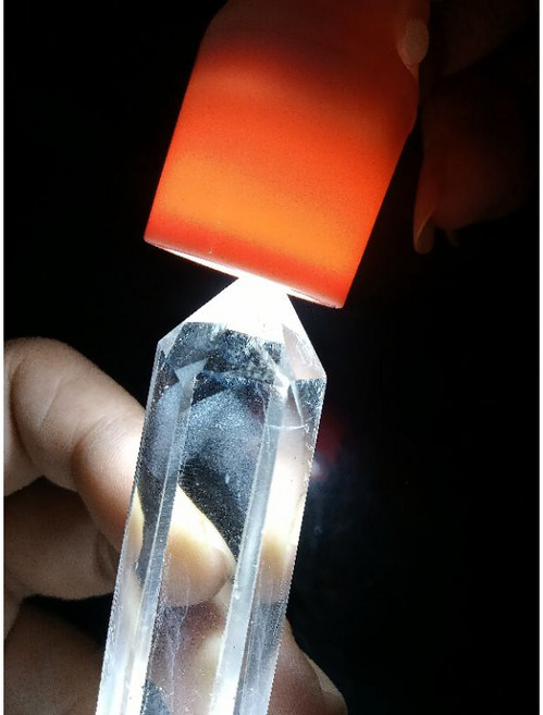 晶棋 白水晶 水晶柱 隱山金字塔 0421-20