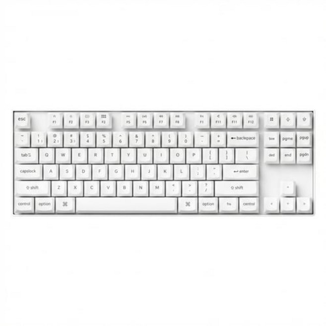 키크론 K8 Pro ABS 유무선 RGB 기계식 핫스왑 키보드, 화이트, K8P-P4, 바나나축