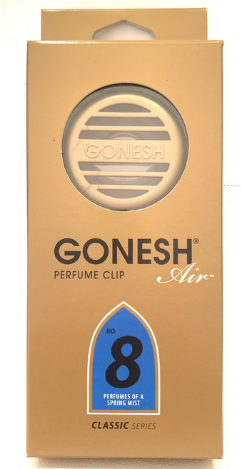 俏妞美妝 日本GONESH冷氣出風口芳香劑 夾式車用芳香劑 持久清新, 1個, 8號, 8號