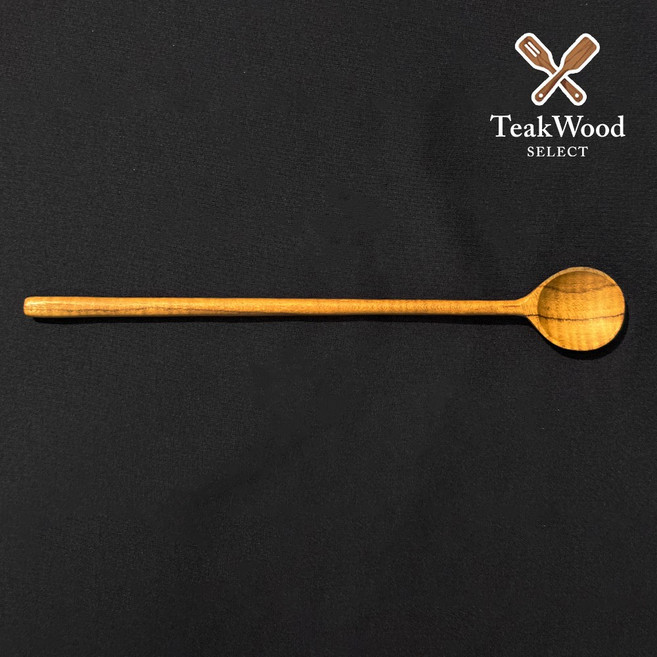 티셀 티크우드 내추럴 티스푼 주방조리도구, 1개, 네추럴원목