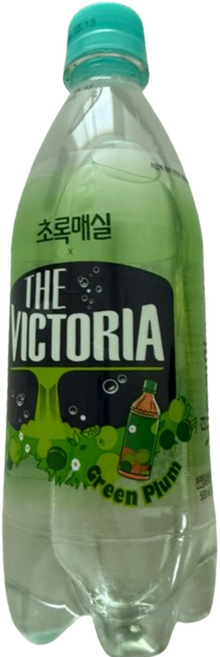 웅진식품 빅토리아 초록매실 탄산수, 500ml, 4개