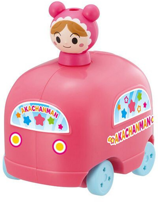 BANDAI 麵包超人 按壓衝刺小車, 1個, 嬰兒