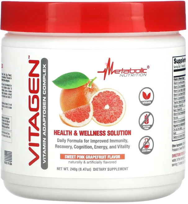 절실히 몸관리가필요한시기 Metabolic Nutrition VitaGen 스위트 핑크 자몽 240g(8.47oz) 프리미엄할인상품입니다, MetabolicNutritionVitaGen스위트핑크, 240g, 1개 - 쿠팡