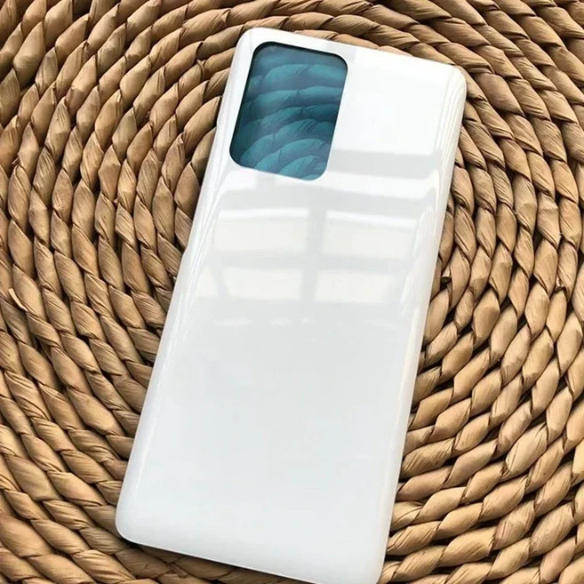 투명 유리 배터리 후면 커버 샤오미 11T 프로 교체 및 접착 스티커 휴대폰 수정, 12 White No Lens