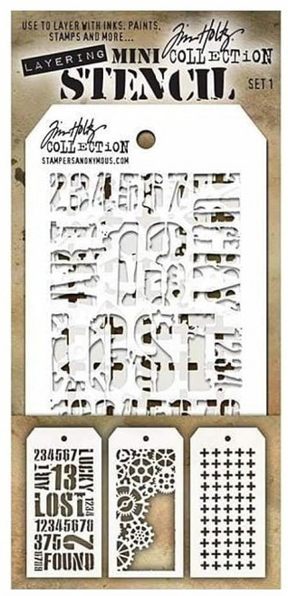 스탬퍼 익명 SPATHMST.1 팀 홀츠 미니 1 레이어링 스텐실