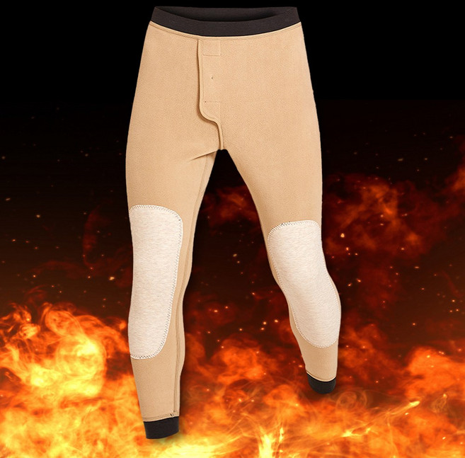 히트파워 방한 양모 스판팬츠 남성용 기모타이즈