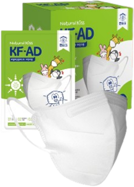 국산 찐마스크 KF94 KFAD 50입 대형 중형 소형 2D 여름용마스크 귀안아픈마스크 부리형마스크, 50매입, 1개, 화이트