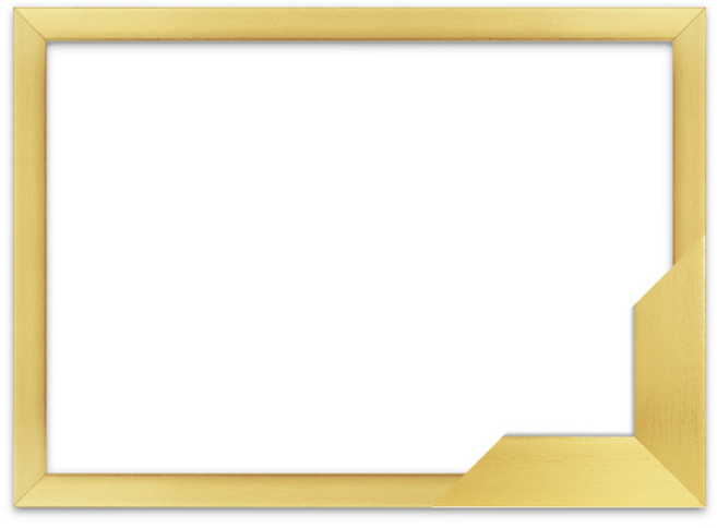 DIY 큐빅 보석십자수 액자 30x30cm 패브릭형 비즈아트 아크릴 보호필름 포함 인테리어 홈데코, 슬림 골드, 1개