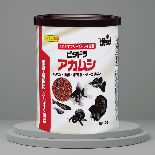 히카리 동결건조사료 장구벌레 비타드라이 12g, 1개