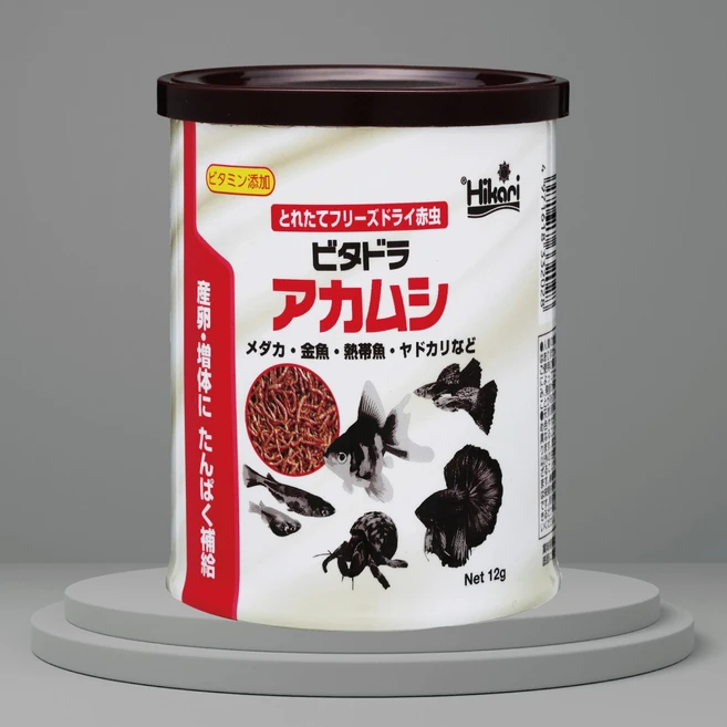 히카리 동결건조사료 장구벌레 비타드라이 12g, 1개 - 쿠팡