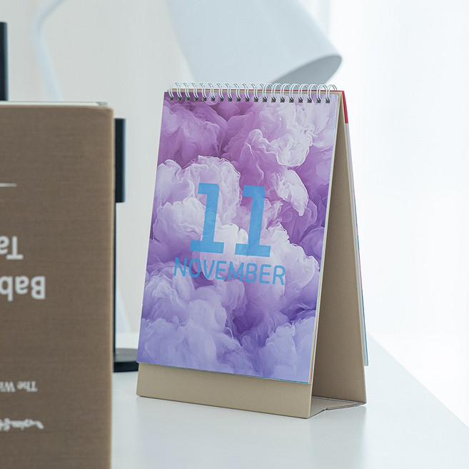 블루인쇼어 2026년 탁상 벽걸이 달력, 1개, _탁상용_컬러팝