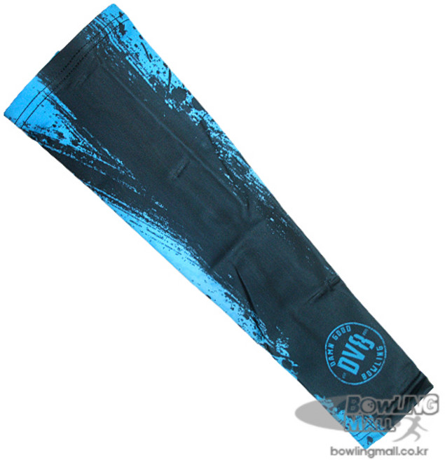 DV8 - 블루 그런지 압축 암슬리브 (수입품) - 블랙/블루 볼링용품 팔토시 볼링토시 스포츠용품, 1개
