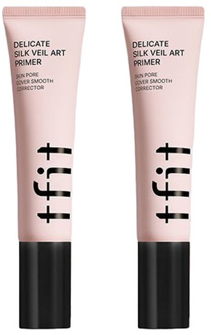 티핏 델리케이트 실크 베일 아트 모공커버 워터프루프 프라이머 30ml, 델리케이트 실크 베일 아트 프라이머 30ml, 2개