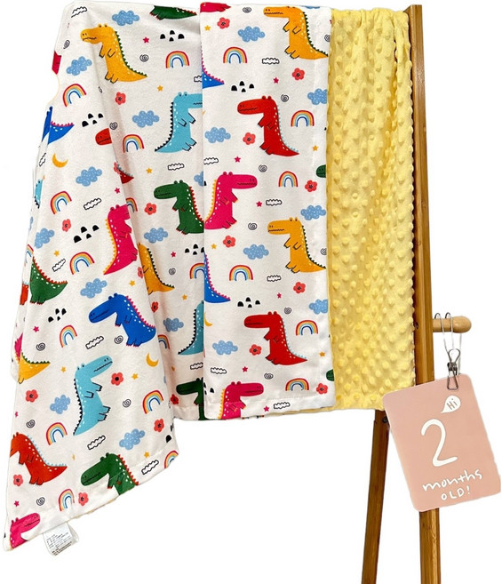 예스베베 양면 극세사 담요 블랭킷, 다이노소어
