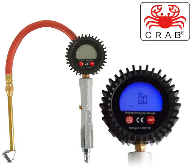 대원금속 DW-101DB 디지털 타이어 게이지 일반굿지형, 1개