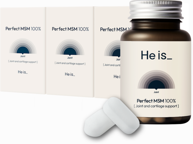 히이즈 MSM 2000mg 관절 연골 무릎 엠에스엠 영양제, 60정, 3개