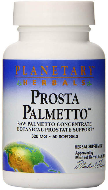 Planetary Herbals 프로스타 팔메토 320mg 소프트젤, 60개입, 1개, 60정